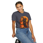 Halloween Black Cat T-Shirt – Pumpkin Moon Witchy Autumn Graphic Tee