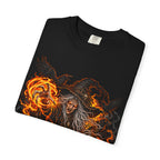 Witchcraft Cauldron T-Shirt — Spooky Flame Sorceress Graphic Tee