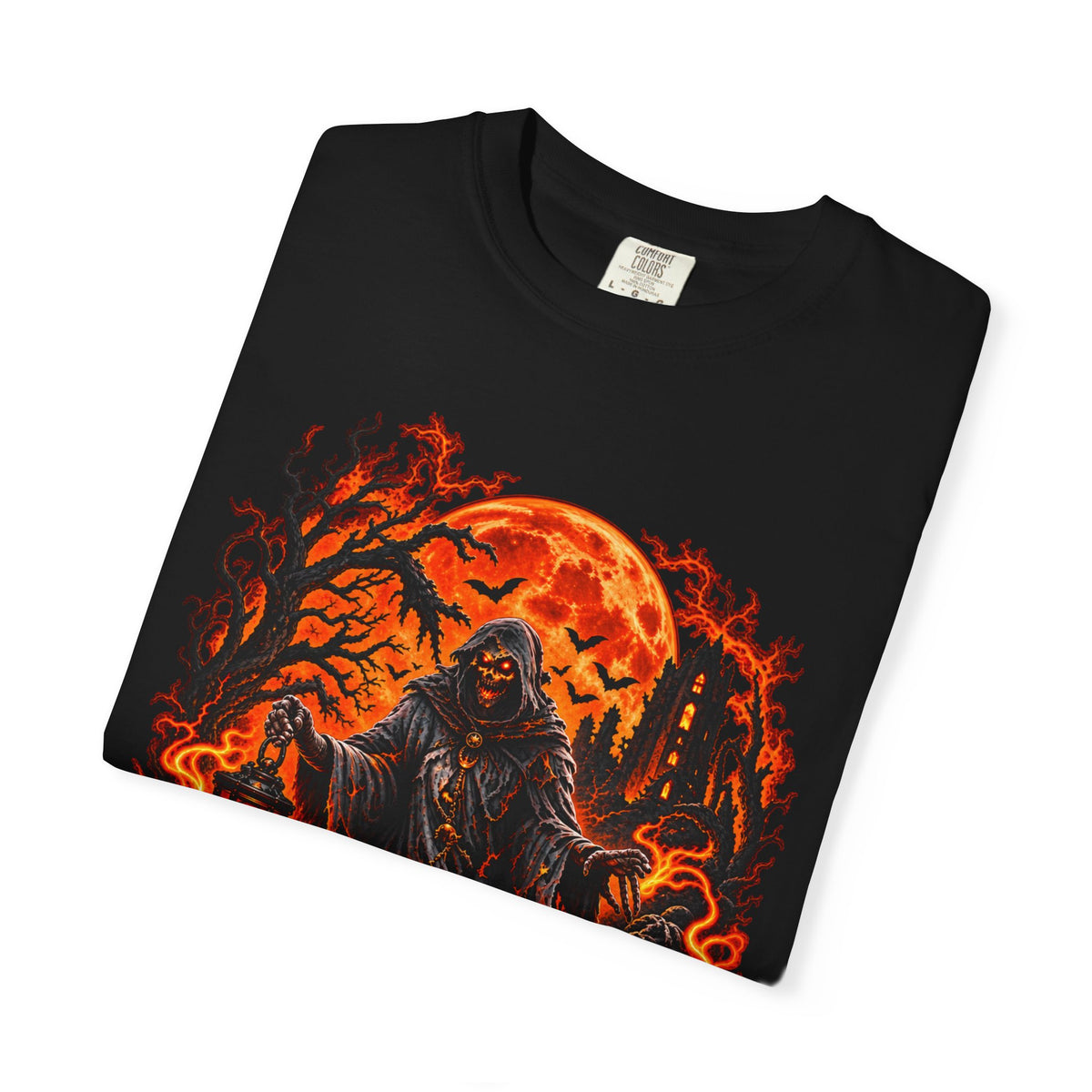 Halloween Grim Reaper Graveyard T-Shirt