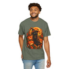 Halloween Black Cat T-Shirt – Pumpkin Moon Witchy Autumn Graphic Tee