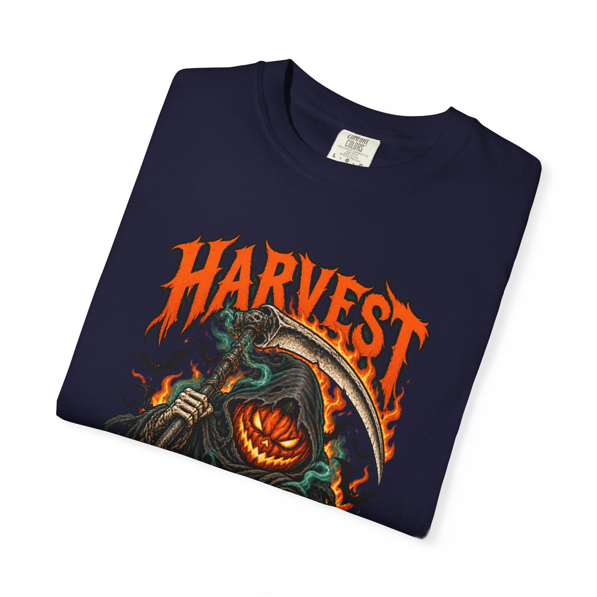 Harvest Your Fears Pumpkin Scythe Halloween T-Shirt