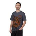 Scarecrow Reaper Halloween T-Shirt — Spooky Pumpkin Field Graphic Tee