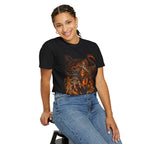 Scarecrow Reaper Halloween T-Shirt — Spooky Pumpkin Field Graphic Tee