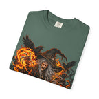 Witchcraft Cauldron T-Shirt — Spooky Flame Sorceress Graphic Tee