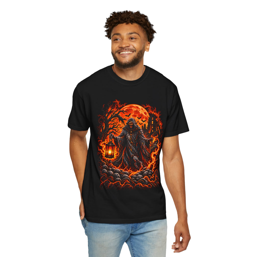 Halloween Grim Reaper Graveyard T-Shirt