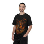 Scarecrow Reaper Halloween T-Shirt — Spooky Pumpkin Field Graphic Tee