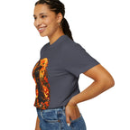 Halloween Black Cat T-Shirt – Pumpkin Moon Witchy Autumn Graphic Tee