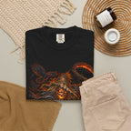 Scarecrow Reaper Halloween T-Shirt — Spooky Pumpkin Field Graphic Tee