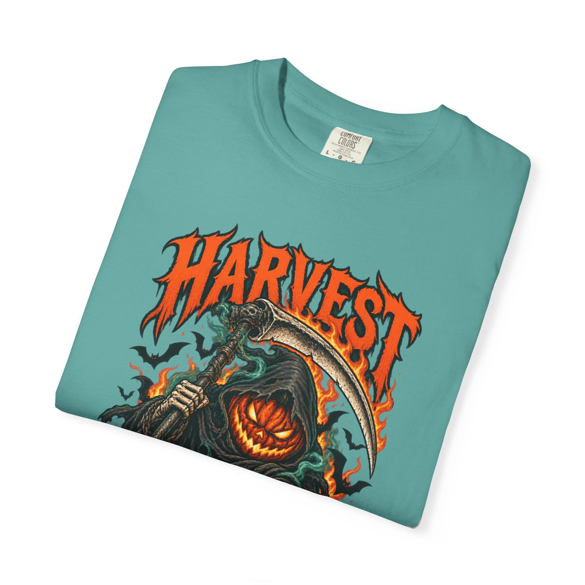 Harvest Your Fears Pumpkin Scythe Halloween T-Shirt