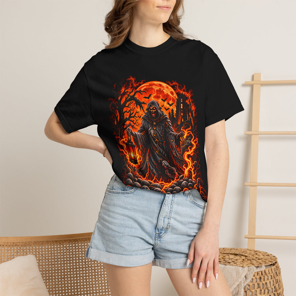 Halloween Grim Reaper Graveyard T-Shirt