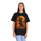 Halloween Black Cat T-Shirt – Pumpkin Moon Witchy Autumn Graphic Tee